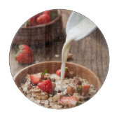 Gesundes Frühstück Schneidebrett (Vorderseite)