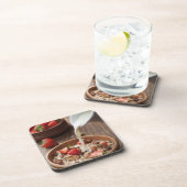 Gesundes Frühstück Untersetzer (Rechte Seite)