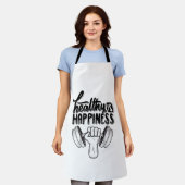 gesundes Gymnastikdesign Schürze (Getragen)