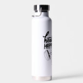 gesundes Gymnastikdesign Trinkflasche (Rechts)