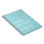 Gesundes Haar: Notizbuch Notizblock (Rechte Seite)