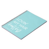 Gesundes Haar: Notizbuch Notizblock (Linke Seite)