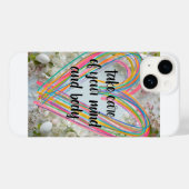 Gesundes Herz Case-Mate iPhone Hülle (Rückseite (Horizontal))