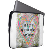 Gesundes Herz Laptopschutzhülle (Vorne Rechts)