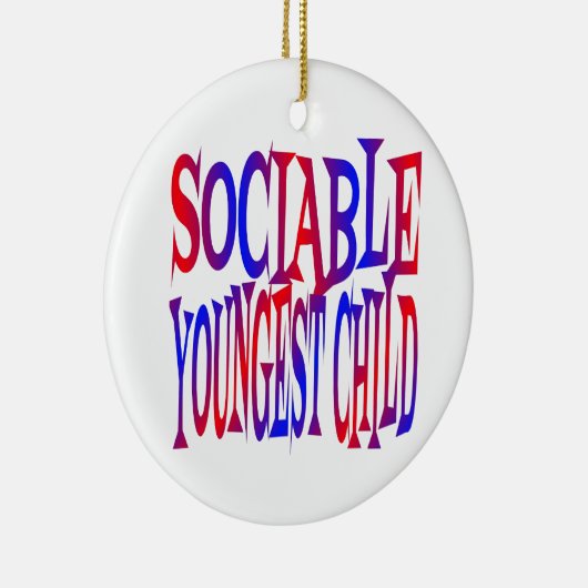 Gesundes junges Kind Keramikornament (Rechts)