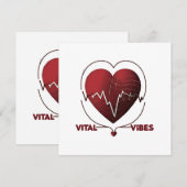 Gesundes Leben Einladung (Vorne/Hinten)