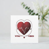 Gesundes Leben Einladung (Stehend Vorderseite)