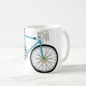 Gesundes Radfahren Kaffeetasse (VorderseiteRechts)