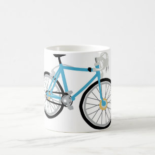 Gesundes Radfahren Kaffeetasse