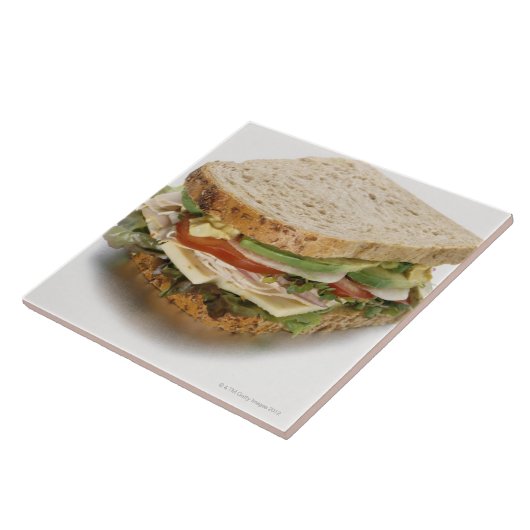 Gesundes Sandwich Fliese (Seite)