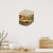 Gesundes Sandwich Poster (Küche)