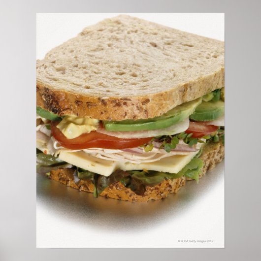 Gesundes Sandwich Poster (Vorne)