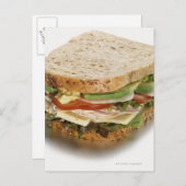 Gesundes Sandwich Postkarte (Vorne/Hinten)