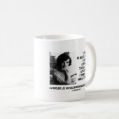 Gesundes Zitat Jacqueline Kennedy verhältnismässig Kaffeetasse (VorderseiteRechts)