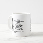 Gesundes Zitat Jacqueline Kennedy verhältnismässig Kaffeetasse (Vorderseite Links)