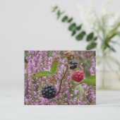 Gesundheit & BlackBerry DIY Postkarte (Stehend Vorderseite)