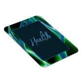 "Gesundheit" Blumenmuster-Magnet für flexibles Fot Magnet (Rechte Seite)