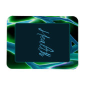 "Gesundheit" Blumenmuster-Magnet für flexibles Fot Magnet (Horizontal)