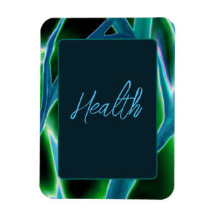 "Gesundheit" Blumenmuster-Magnet für flexibles Fot Magnet
