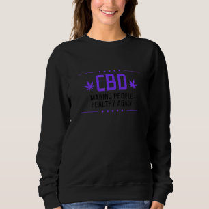 Gesundheit der Menschen wieder mit KBD-Öl Sweatshirt