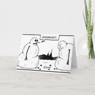 Gesundheit Feiertagskarte