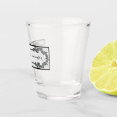 Gesundheit, Glück, Liebe, Lachen Schnapsglas (Rechts)