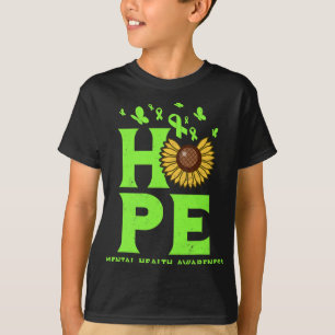 Gesundheit Hellgrün Hoffnung Vintage Sonnenblume B T-Shirt
