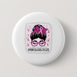 Gesundheit Im Oktober tragen wir Rosa Frauen Brust Button