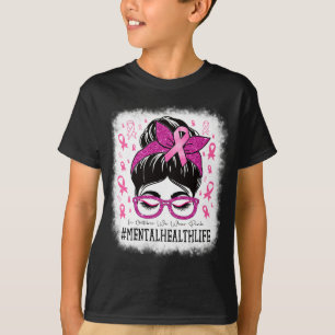 Gesundheit im Oktober tragen wir rosa Frauen Brust T-Shirt