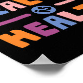 Gesundheit ist der Monat des nationalen Bewusstsei Poster (Ecke)