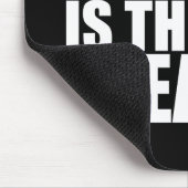 Gesundheit ist der neue Wohlstand Mousepad (Ecke)