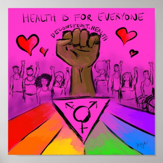 Gesundheit ist für alle poster (Vorne)