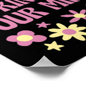 Gesundheit ist für dich nett poster (Ecke)