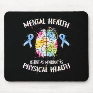 Gesundheit ist genauso wichtig wie körperliche Ges Mousepad