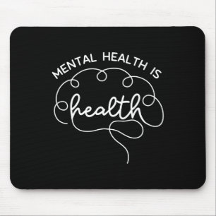 Gesundheit ist Gesundheit Niedlich Hirn psychische Mousepad