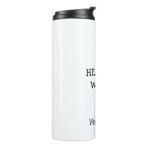 GESUNDHEIT IST REALTH THERMAL TUMBLER THERMOSBECHER