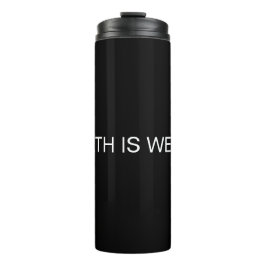 GESUNDHEIT IST REALTH THERMAL TUMBLER THERMOSBECHER