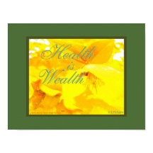 "Gesundheit ist Reichtum" Poster Art Print