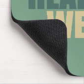 Gesundheit ist Wohlstand Mousepad (Ecke)