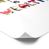 Gesundheit ist Wohlstand Poster (Ecke)