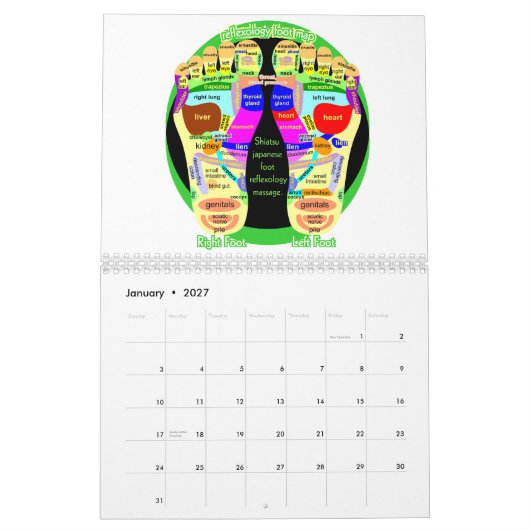 Gesundheit Japaner Kalender (Jan 2027)