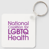 Gesundheit jetzt Gerechtigkeit! Schlüsselanhänger (Rückseite)