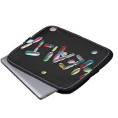 'Gesundheit' mit Tabletten Laptopschutzhülle (Vorne Knopf)