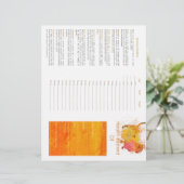 Gesundheit Platten Aquarellhund - Orange (Stehend Vorderseite)