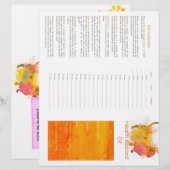 Gesundheit Platten Aquarellhund - Orange (Vorne/Hinten)