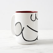 Gesundheit "Sa77a" zwei-tonte Tasse (Vorderseite Links)