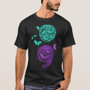 Gesundheit Selbstmord Bewusstsein Semicolon Butter T-Shirt