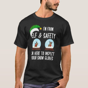 Gesundheit & Sicherheit H&s Weihnachtself & Siche T-Shirt
