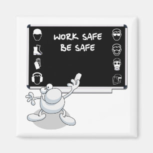 Gesundheit und Sicherheit Magnet