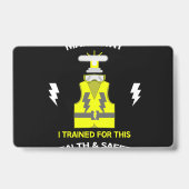 Gesundheit und Sicherheit | NEBOSH | Referent | La Ausweis (Rückseite)